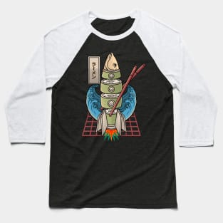 roket sushi retro Baseball T-Shirt